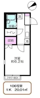 東京都練馬区富士見台2【アパート】の間取り