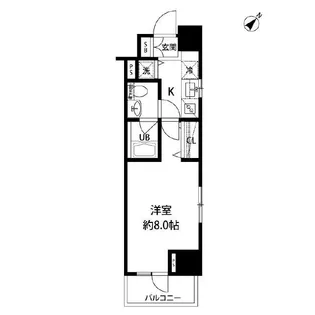 東京都中央区日本橋馬喰町1【マンション】の間取り