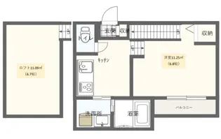 フォルシア渡鹿【2階】の間取り