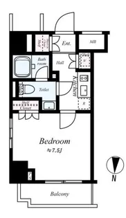セジョリ墨田両国【3階】の間取り