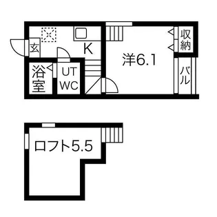 コーエイII【2階】の間取り