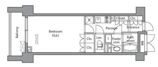 レジディア水道橋【13階】の間取り