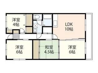 ミルフォード今S棟【2階】の間取り