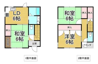 兵庫県尼崎市塚口本町1【一戸建】の間取り