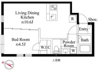 フォルスクラス駒込西ケ原【1階】の間取り