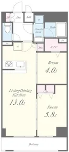 JPT RESIDENSE【8階】の間取り