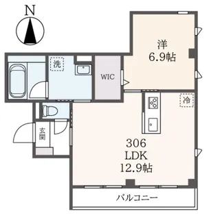 ダイワフラットIII【3階】の間取り