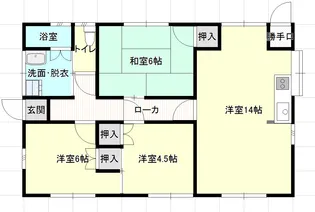 山口県宇部市大字上宇部【一戸建】の間取り