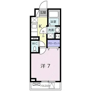 ワンリーフ【1階】の間取り