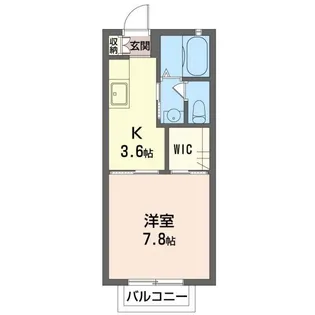 シャーメゾンなでしこB【2階】の間取り