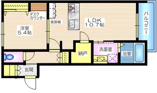 メゾン南洲【2階】の間取り