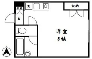 東京都中野区大和町4【アパート】の間取り