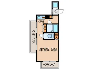 パル大久保【4階】の間取り
