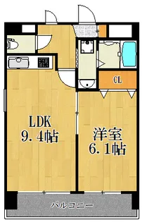神奈川県川崎市幸区柳町【マンション】の間取り