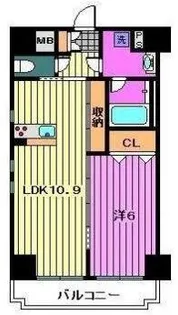 Elvita【7階】の間取り