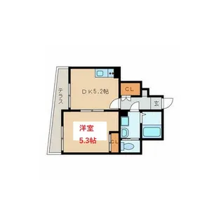 South One【1階】の間取り