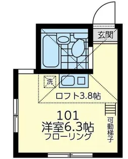 神奈川県横浜市保土ヶ谷区鎌谷町【アパート】の間取り