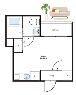 フォンス大森西【2階】の間取り