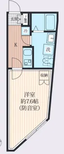 「防音マンション」ラシクラス王子【1階】の間取り