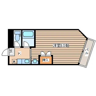 コートウィスタリア【4階】の間取り