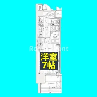 エステムコート名古屋鶴舞シエル【8階】の間取り