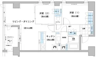 ガーデニエール砧レジデンス【7階】の間取り