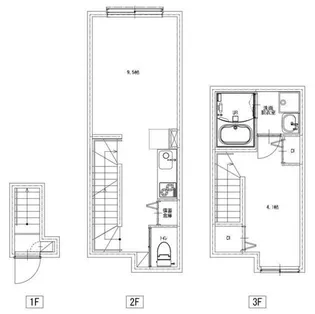 ソルナクレイシア荻窪III【1階】の間取り