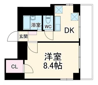 AMOUR名駅【4階】の間取り