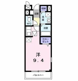 ブルースカイヒルズI【1階】の間取り