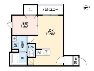 Outrigger小松島(アウトリガーコマツシマ)【1階】の間取り