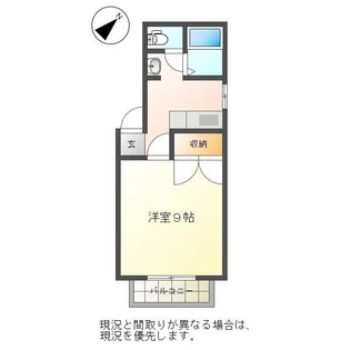 ピエ・タ・テール坂井【2階】の間取り