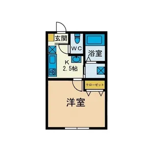 シンフォライズ湘南NATURAL【1階】の間取り