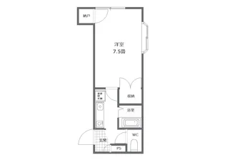 沢尻青山ハイツ【1階】の間取り