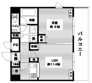 Ferie大森町【13階】の間取り