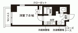 バウスクロス天六【10階】の間取り