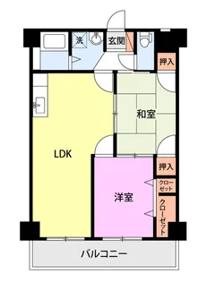 えすていと幸【3階】の間取り