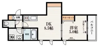 エクセルハイム【3階】の間取り