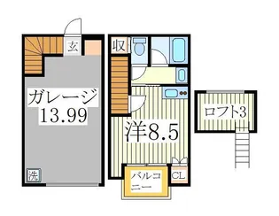 SKガレジオ西白井IVの間取り