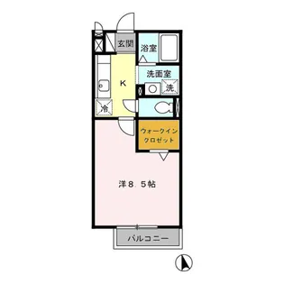 シャトルゆう【2階】の間取り