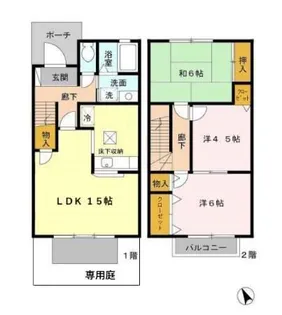 パルティーダ B棟の間取り