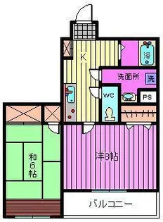 ブリュッヘンパーク【2階】の間取り