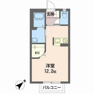 シャーメゾンnonnon【2階】の間取り