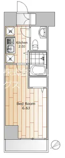 アマヴェル早稲田【5階】の間取り