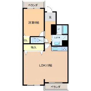 フジハイツ【2階】の間取り