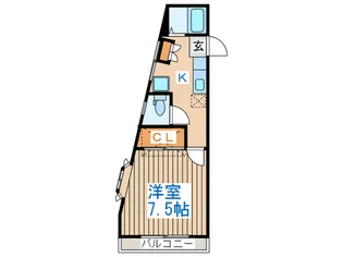 フォ-ティン八幡【2階】の間取り