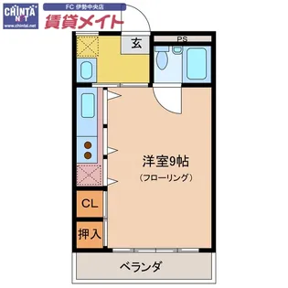 大海マンション【3階】の間取り