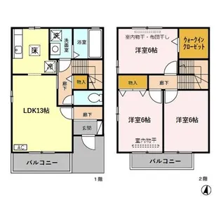 ヴィヴレの間取り