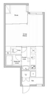 ハーモニーグラシア不動前【3階】の間取り