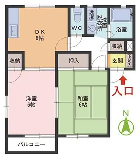 シャルマン【1階】の間取り