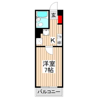 板橋昭和ビル徳丸【1階】の間取り